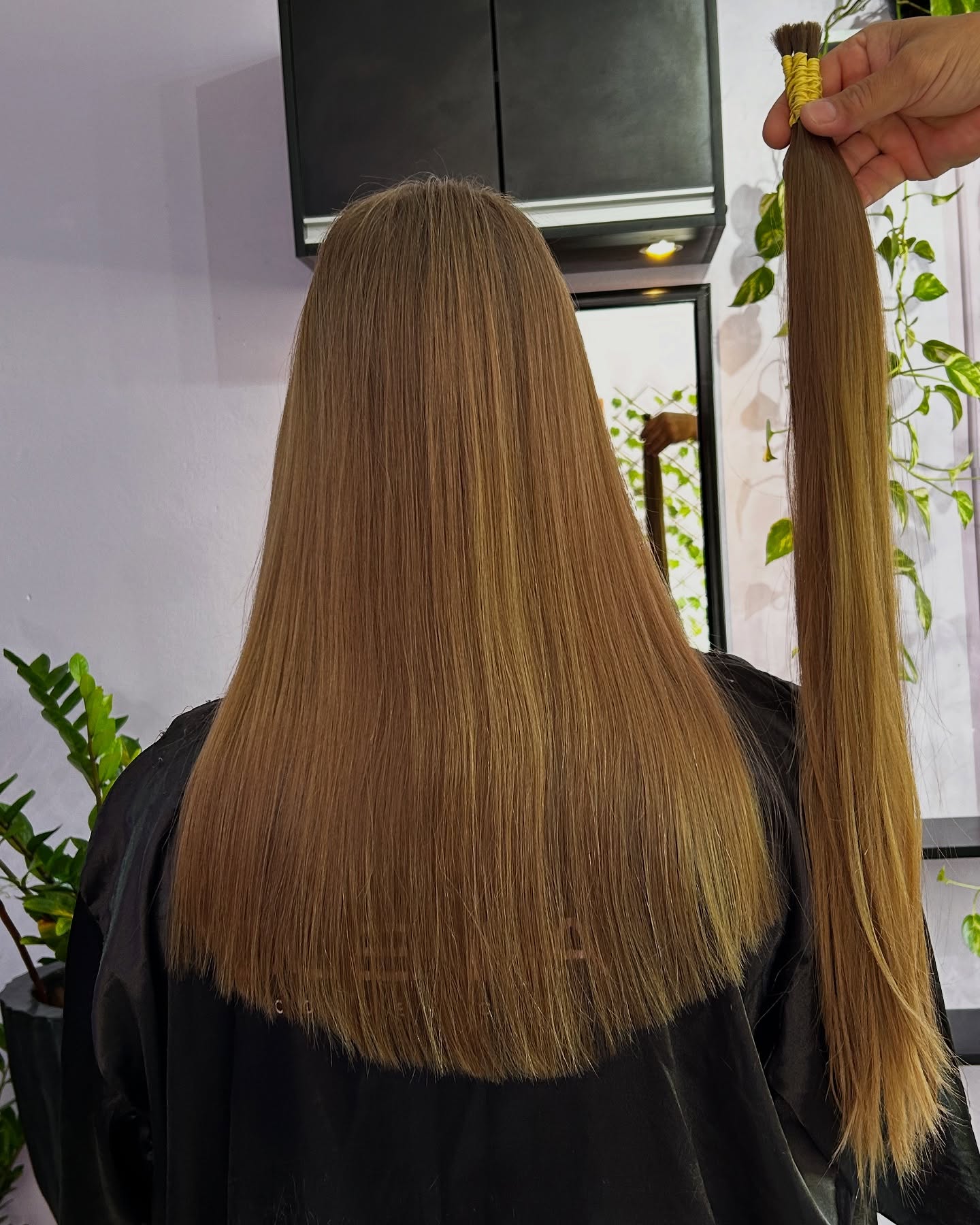 Cabelo ruivo acobreado